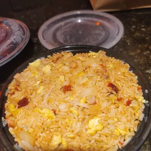 Pork fried rice