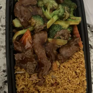 Beef with broccoli