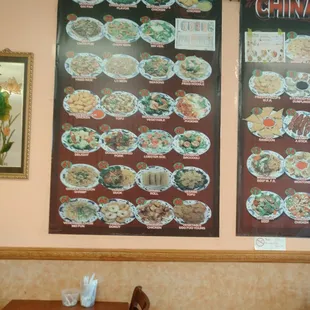 the menu and prices