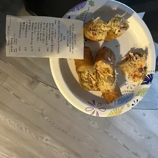 Pork egg rolls (supposed to be shrimp)