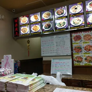 Inside the restaurant