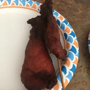 chicken wings and fried chicken, food