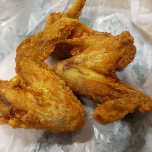 Fried whole wings