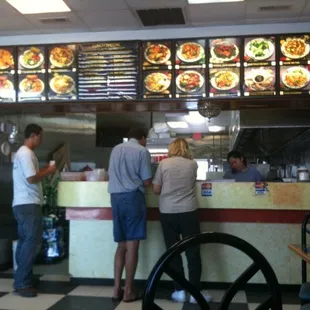 sushi and sashimi, interior