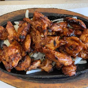 Spicy chicken - very spicy!