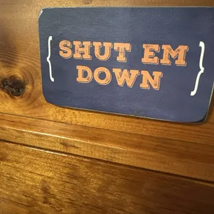 The name of this awesome restaurant.