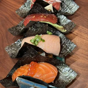 food, sushi and sashimi, sushi, sashimi