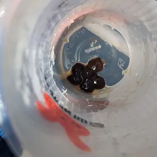 Clumpy boba, not fresh