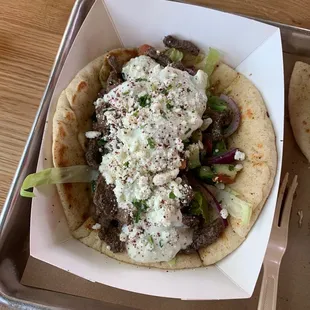 Meat gyro