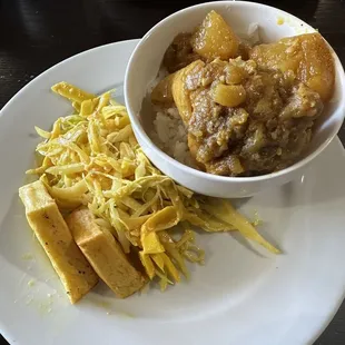 Fried Chick Pea Tofu