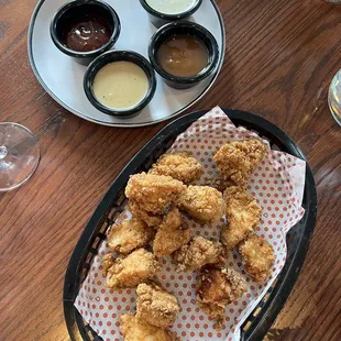 12 piece SB dunks and sauce flight (honey mustard, pecorino ranch, chipotle bbq, sweet &amp; sour)