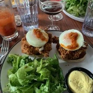 Fried Chicken Benedict