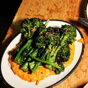 Charred broccolini