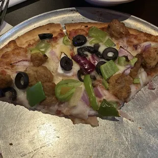 Gluten free pizza! Yummy!