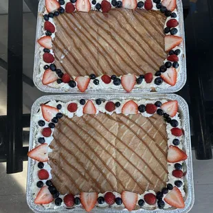 Whipped cream churro cheesecakes