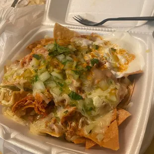 Chicken nachos