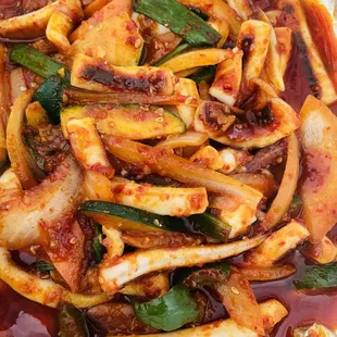 Stir-fried Squid--solid!