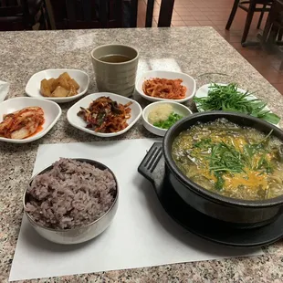 Side dishes and muddle stew