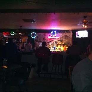 a man sitting at a bar