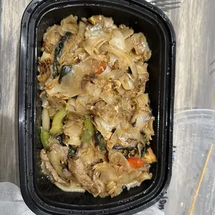 Pad Kee Mow Noodles