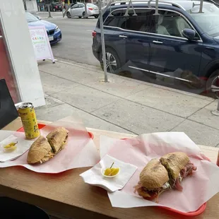 Veggie Panino with Siciliana Limonata and Sì Roma Deluxe with Siciliana Blood Orange.