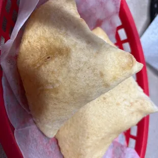 Sopadillos- complementary &amp; with honey