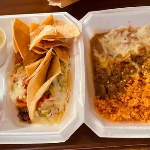 Green Chile Chicken Enchiladas