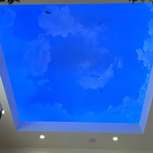 To go but still a great ceiling view and great food!