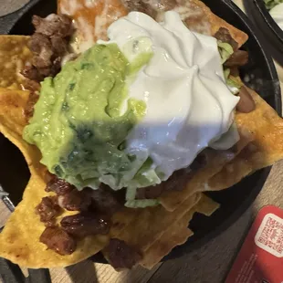 Mini carne asada nachos