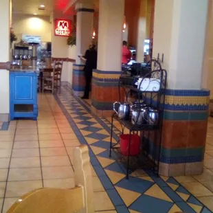 Interior of Si Senor restaurant.