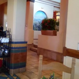 Interior of Si Senor restaurant: the nicest of Las Cruces Mexican restaurants.