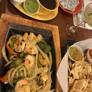 Shrimp Fajitas