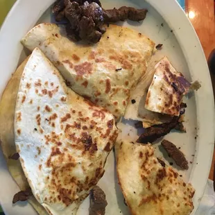 Pathetic excuse for a quesadilla