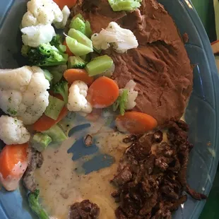 Fresh advertised FROZEN vegetables.