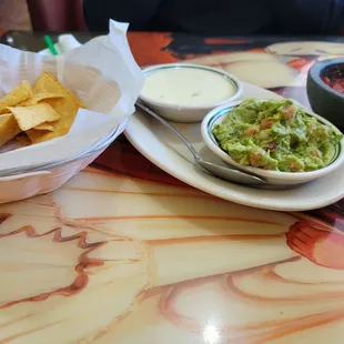Queso and Guacamole