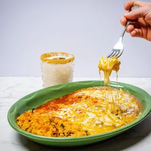 #4 Cheese Enchilada Plate