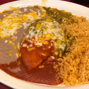 12. Stuffed Sopaipilla Plate