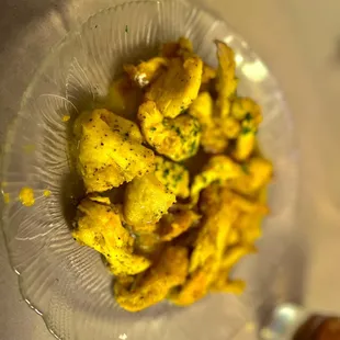 a plate of food on a table