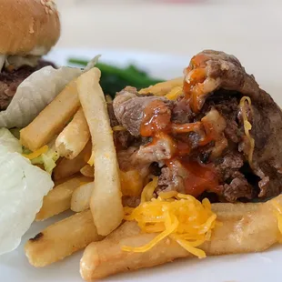 Andy&apos;s Fries. Bulgogi too sweet and cut too large