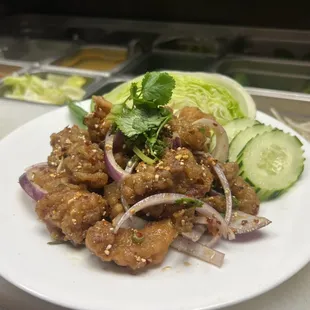 Larb Crispy Chicken