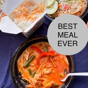 curry and fried rice