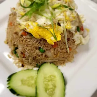 Siam Thai Fried Rice with Crab Meat