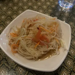 green papaya Somtum Salad