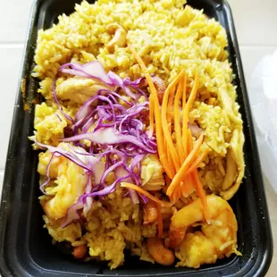 Pineapple curry fried rice