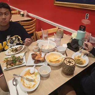 Kinda after the fact, but that goes to show how good the food is.. this was our sons 1st time trying Thai food.