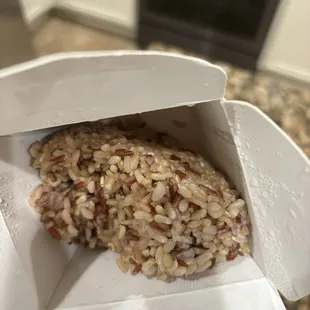 My rice was not even half full and was very dry.