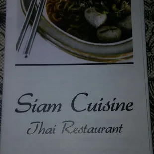 New menu!