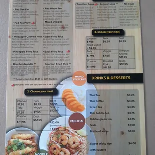 Menu page 2