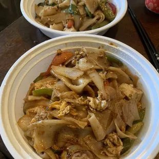 Spicy Noodle with steamed tofu also very generous with the egg. I got spice level 2 which was plenty!