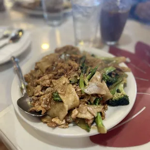 Thai-style Chow Fun Noodles (Pad See Lew)